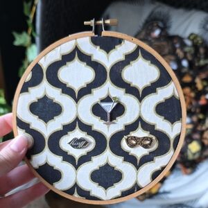 Handmade Enamel Pin / Earring Hoop